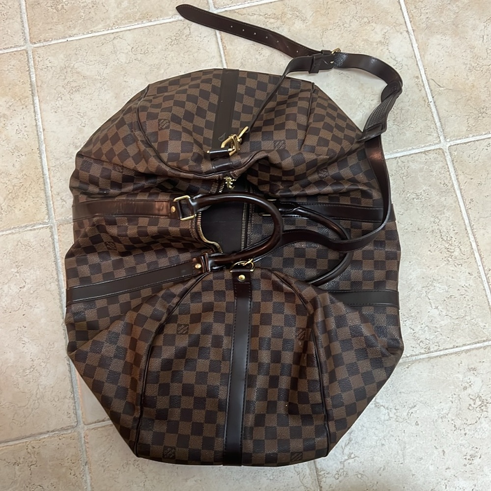 Louis Vuitton Damier Ebene 55 Bandouliere Weekender - Picture 4 of 11
